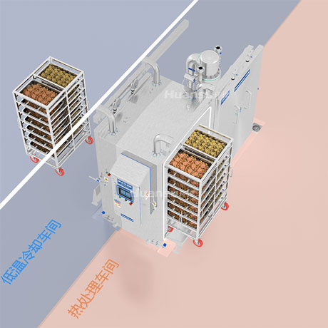 真空冷卻機-生產過程中使用示意圖